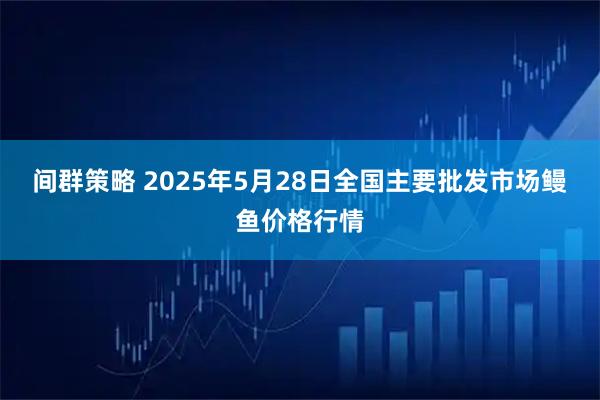 间群策略 2025年5月28日全国主要批发市场鳗鱼价格行情